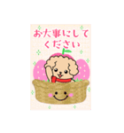 BIGかわいい♥トイプー日和の年末年始 16（個別スタンプ：4）
