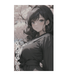清純なセーラー服の女の子の日常用語2（個別スタンプ：10）