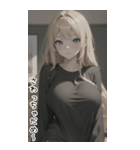 セーターで彼女を甘やかす（個別スタンプ：29）
