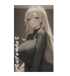 セーターガールの日常用語2（個別スタンプ：24）