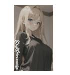 セーターガールの日常用語2（個別スタンプ：27）