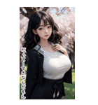 唯美セーラー服甘やかす彼女（個別スタンプ：39）