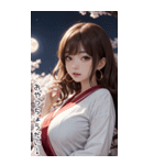 月下セーラー服で彼女を甘やかす（個別スタンプ：21）