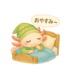 やさしいウーパールーパー×INFP（仲介者）（個別スタンプ：10）
