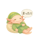 やさしいウーパールーパー×INFP（仲介者）（個別スタンプ：25）