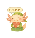 やさしいウーパールーパー×INFP（仲介者）（個別スタンプ：38）