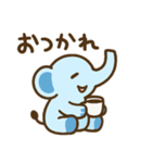 やさしいゾウさんのスタンプ（個別スタンプ：11）