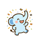 やさしいゾウさんのスタンプ（個別スタンプ：40）