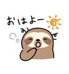 ぼくナマケモノ。22（五月病）（個別スタンプ：1）