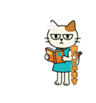 無表情ですが、何か？モブにゃんの日常♡（個別スタンプ：9）