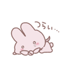 うさぎのふりした女の子（個別スタンプ：3）