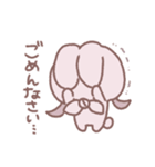 うさぎのふりした女の子（個別スタンプ：5）