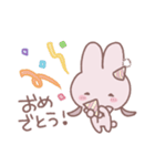 うさぎのふりした女の子（個別スタンプ：35）