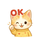 ふわにゃんの気ままトーク（個別スタンプ：21）