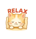 ふわにゃんの気ままトーク（個別スタンプ：24）