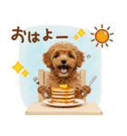 ゆるかわ！わんこ達の日常スタンプ（個別スタンプ：1）