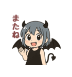 悪魔ちゃんは腹白い。（個別スタンプ：5）