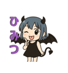 悪魔ちゃんは腹白い。（個別スタンプ：13）