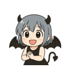 悪魔ちゃんは腹白い。（個別スタンプ：21）