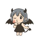 悪魔ちゃんは腹白い。（個別スタンプ：22）
