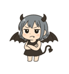 悪魔ちゃんは腹白い。（個別スタンプ：23）