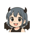 悪魔ちゃんは腹白い。（個別スタンプ：24）
