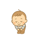 毎日使えるスタンプ【男の子】（個別スタンプ：5）