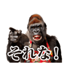 毋ゴリラ【リアクション】（個別スタンプ：16）
