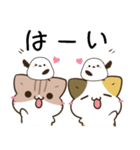 毎日五月病なシマエナガとねこたち（個別スタンプ：3）