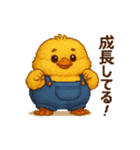 ぽっちゃりヒヨコのダイエット生活（個別スタンプ：12）