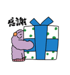 丁寧なモケモケ（個別スタンプ：24）