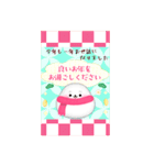 BIG毎年かわいい♥アザラシ年末年始 16（個別スタンプ：16）