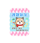 BIGかわいい♥柴犬日和の年末年始お正月 16（個別スタンプ：14）