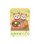 BIGかわいい♥柴犬日和の年末年始お正月 16（個別スタンプ：21）