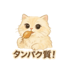 美意識高めなペルシャ猫スタンプ（個別スタンプ：32）