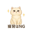 美意識高めなペルシャ猫スタンプ（個別スタンプ：35）