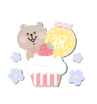 もけもけのお友達♡ふせん・敬語（個別スタンプ：37）