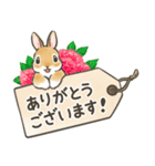 毎日（初夏）☆うさぎのスタンプ（個別スタンプ：20）