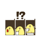 ヒヨコ×3 ごっ（個別スタンプ：12）