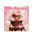 豪華に飛び出す✨最高スペシャルな誕生日❤️（個別スタンプ：2）