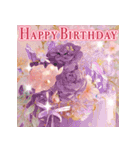 豪華に飛び出す✨最高スペシャルな誕生日❤️（個別スタンプ：8）