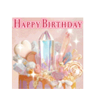 豪華に飛び出す✨最高スペシャルな誕生日❤️（個別スタンプ：9）