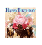 豪華に飛び出す✨最高スペシャルな誕生日❤️（個別スタンプ：16）