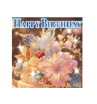 豪華に飛び出す✨最高スペシャルな誕生日❤️（個別スタンプ：19）