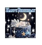 豪華に飛び出す✨最高スペシャルな誕生日❤️（個別スタンプ：24）