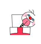 動く！ 愉快なエロ目うさぎ（個別スタンプ：21）