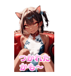 スポーツキャットちゃん チャイナVer2 BIG（個別スタンプ：19）