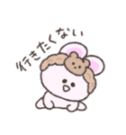 ヘアバンド。シュールなミニうさぎ（個別スタンプ：6）