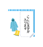 梅雨から夏に使える 大人かわいいスタンプ（個別スタンプ：3）