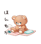 温泉でやさしいくま（個別スタンプ：25）